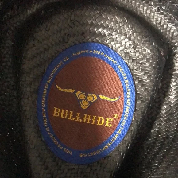 Bullhead Black and Blue Western Hat with Decorative Band - Picture 7 of 12